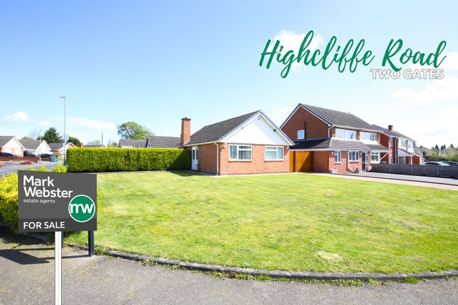 Detached bungalow for sale in Highcliffe Road, Two Gates, Tamworth