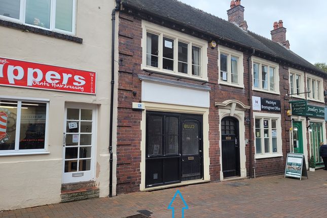 Retail premises to let in Church Street, Bromsgrove