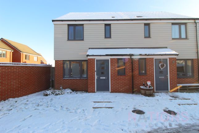 Thumbnail Semi-detached house for sale in Waite Meadows, Bedford