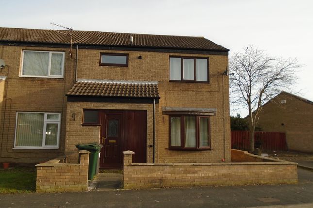 Thumbnail End terrace house to rent in Kinsbourne Green, Dunscroft, Doncaster