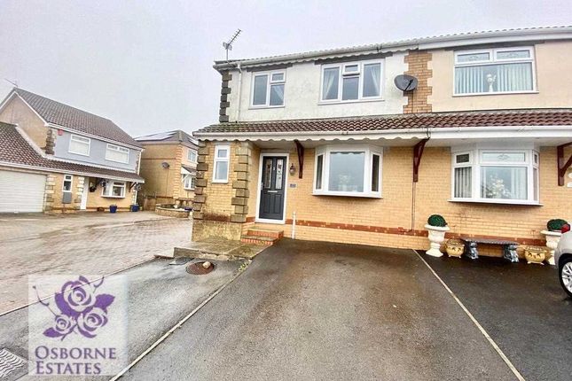 Semi-detached house for sale in Ffordd Llanbad, Gilfach Goch, Porth