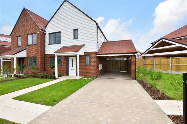 Thumbnail Semi-detached house for sale in Barley Drive, Grasmere Gardens (Phase 1), Chestfield, Whitstable, Kent
