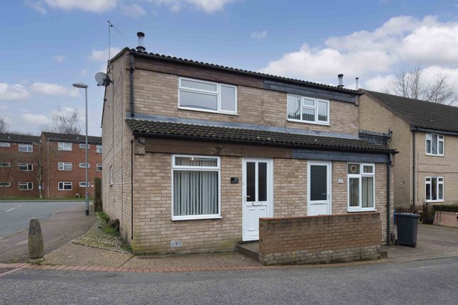 Thumbnail End terrace house for sale in Whitethorn Close, Norwich