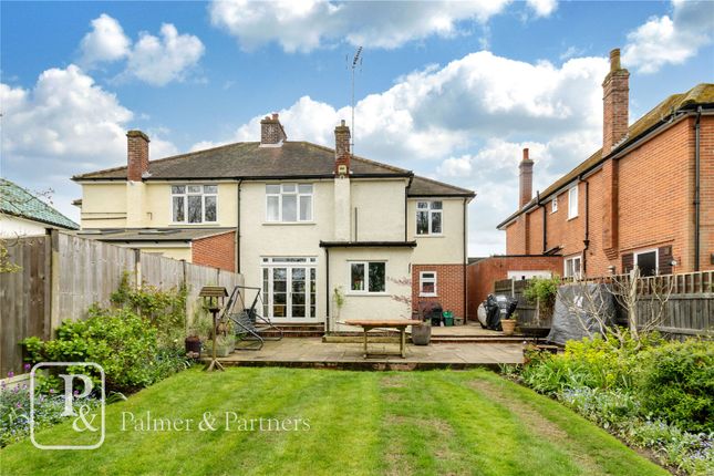 Semi-detached house for sale in Hubert Road, Lexden, Colchester, Essex
