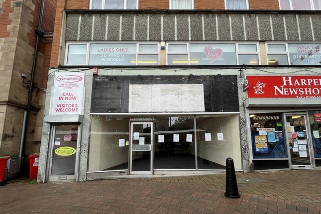 Retail premises to let in The Borough, Hinckley, Leicestershire