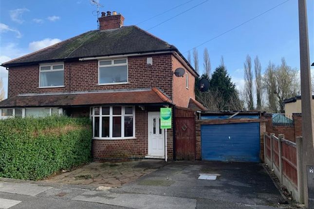 Thumbnail Semi-detached house for sale in Oakenhall Avenue, Hucknall, Nottingham