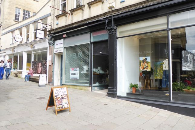 Retail premises to let in Bartlett Street, Bath