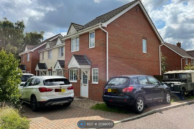 Thumbnail End terrace house to rent in Tizzick Close, Norwich