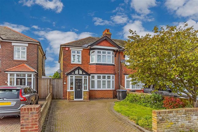 Semi-detached house for sale in Dumpton Park Drive, Ramsgate, Kent