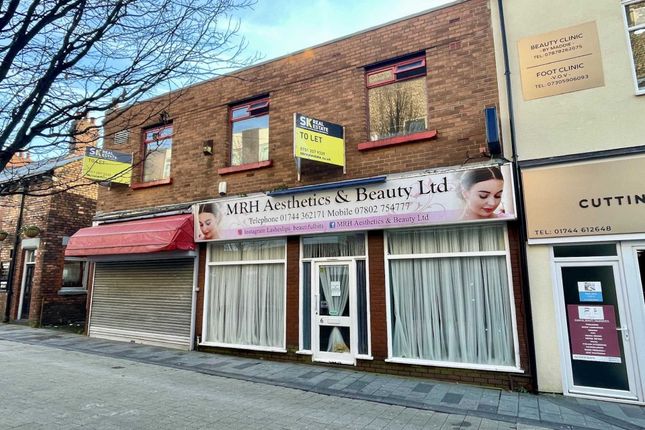 Retail premises to let in 6 Barrow Street, St Helens