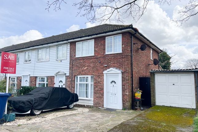 Thumbnail End terrace house for sale in Canterbury Close, Greenford