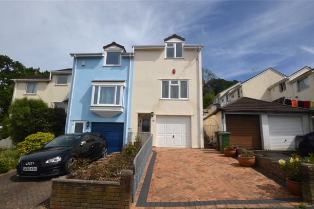 Thumbnail End terrace house for sale in Lake View Close, Plymouth