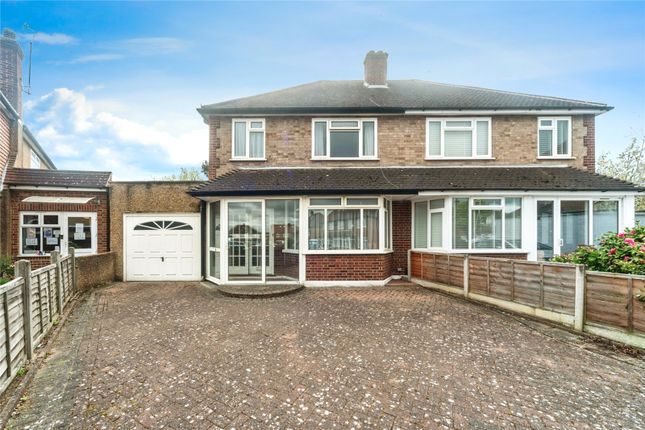Thumbnail Semi-detached house for sale in Cumberland Drive, Chessington