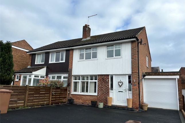 Thumbnail Semi-detached house for sale in Ladywell Way, Ponteland, Newcastle Upon Tyne, Northumberland