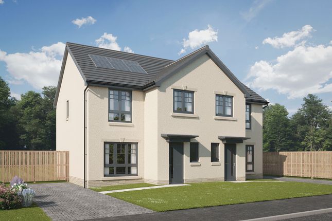 Thumbnail Semi-detached house for sale in "The Ardeer" at Brixwold View, Bonnyrigg