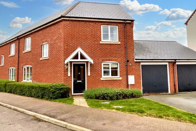 Thumbnail Semi-detached house for sale in Brampton Grange Drive, Daventry, Northamptonshire