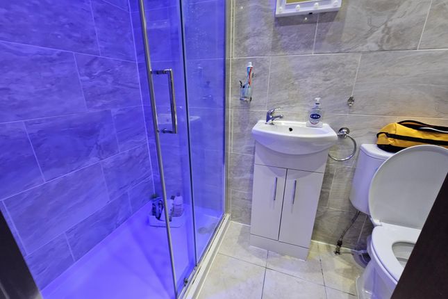 Modern Bathroom With A Spacious Shower Enclosure, ...