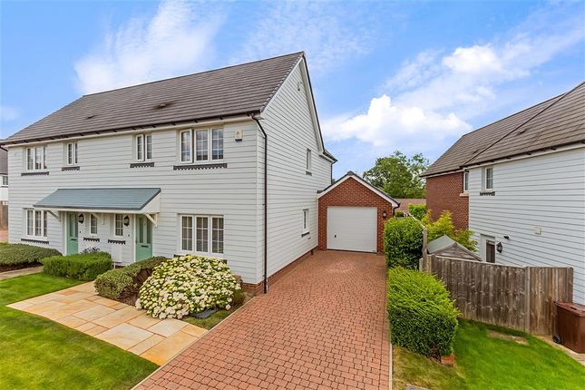 Semi-detached house for sale in Greensand Meadow, Sutton Valence, Maidstone, Kent