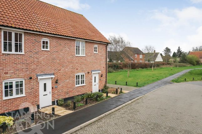 Thumbnail End terrace house for sale in William Brown Drive, Blofield, Norwich