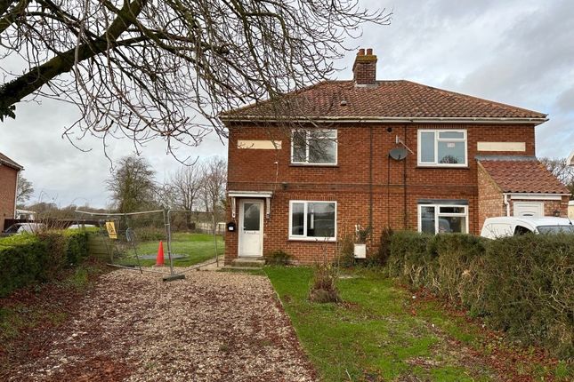 Thumbnail Semi-detached house for sale in 13 Chapel Road, Spooner Row, Wymondham, Norfolk