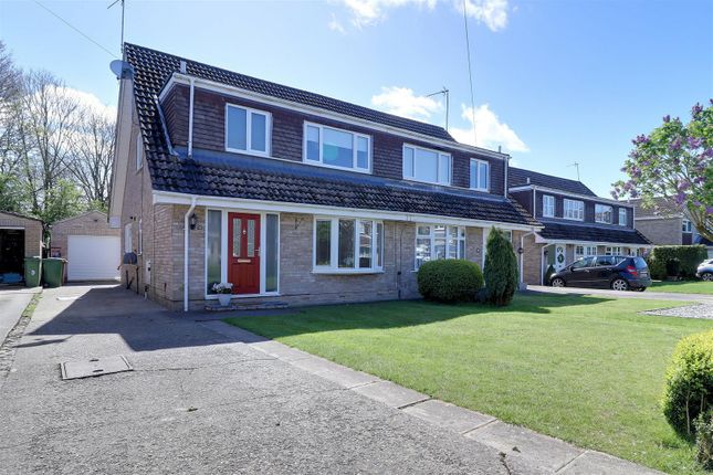Thumbnail Semi-detached house for sale in Manor Drive, Elloughton, Brough
