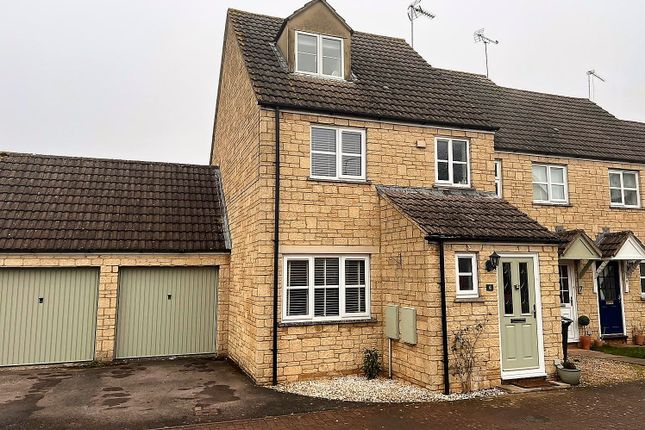 Thumbnail End terrace house for sale in Swansfield, Lechlade
