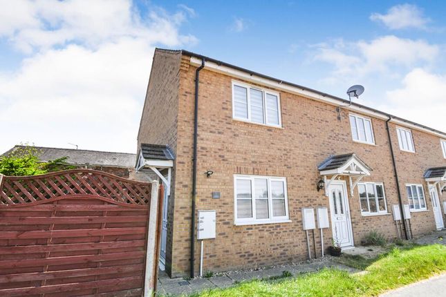 Thumbnail End terrace house for sale in Elmside, Emneth, Wisbech