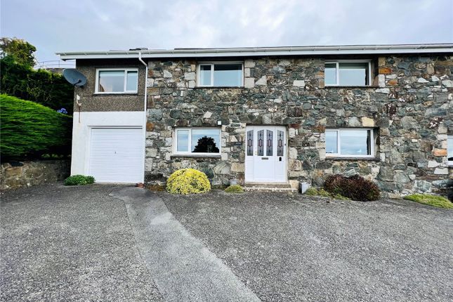 Semi-detached house for sale in Caernarvon Road, Pwllheli, Gwynedd