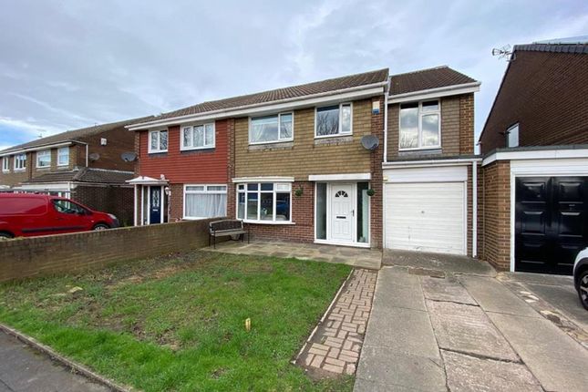 Semi-detached house for sale in Basil Way, South Shields