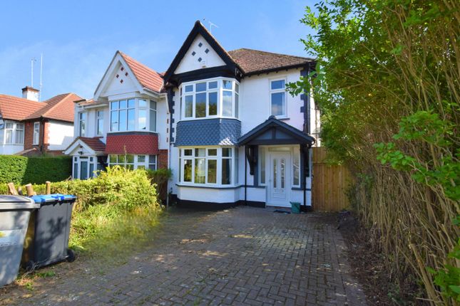 Thumbnail Semi-detached house to rent in Manor Drive, Wembley, Greater London