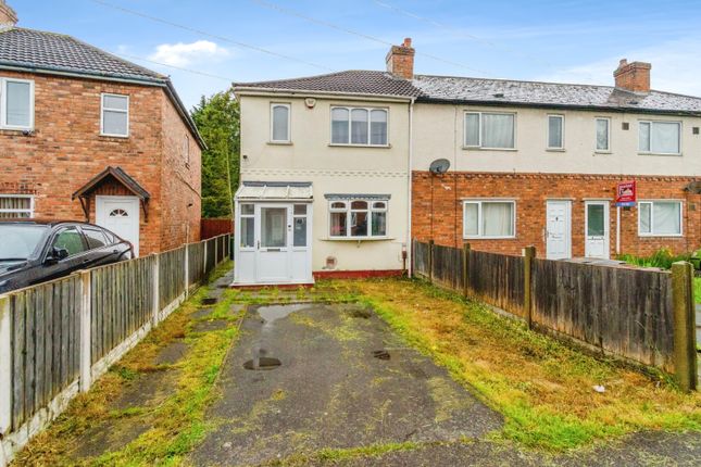 Thumbnail End terrace house for sale in Barnett Road, Willenhall, West Midlands