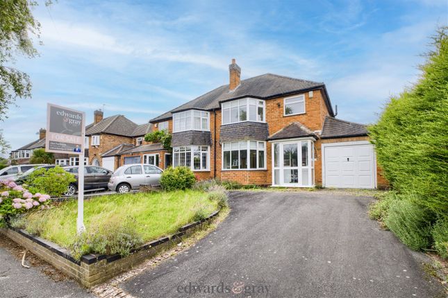 Thumbnail Semi-detached house for sale in Stoneleigh Road, Solihull