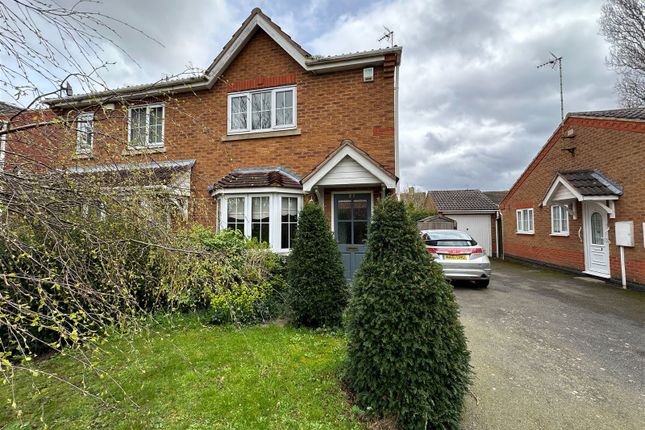 Semi-detached house for sale in Bramble Close, Glenfield, Leicester
