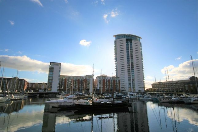 Thumbnail Flat for sale in Meridian Tower, Maritime Quarter, Swansea