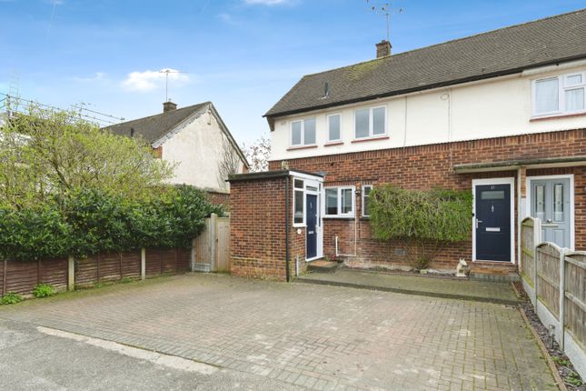 Thumbnail End terrace house for sale in Carisbrook Road, Pilgrims Hatch, Brentwood, Essex