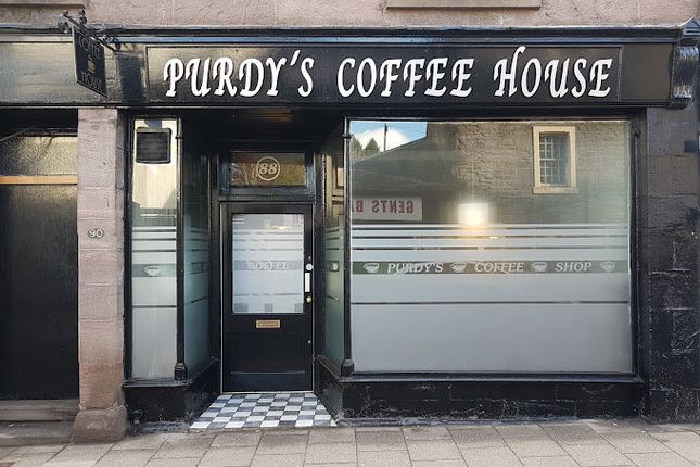 Thumbnail Restaurant/cafe for sale in Purdy's Coffee House, 88, Castle Street, Forfar