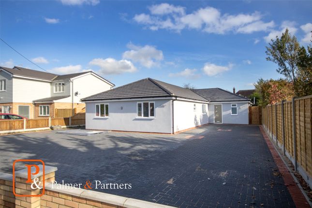 Thumbnail Bungalow for sale in Wood Lane, Fordham Heath, Colchester, Essex