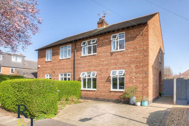 Thumbnail Semi-detached house for sale in Willoughby Road, West Bridgford, Nottingham