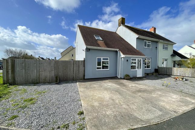 Semi-detached house for sale in Dewing Avenue, Manorbier, Tenby