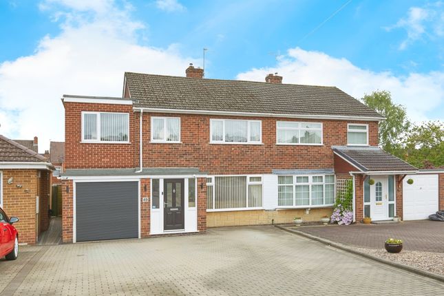 Thumbnail Semi-detached house for sale in Bosworth Drive, Horninglow, Burton-On-Trent