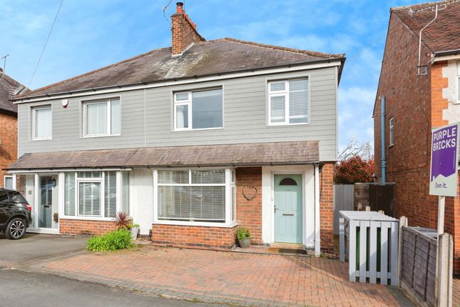 Thumbnail Semi-detached house for sale in Knightthorpe Road, Loughborough