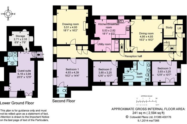 Flat for sale in Whittington, Cheltenham, Gloucestershire GL54.