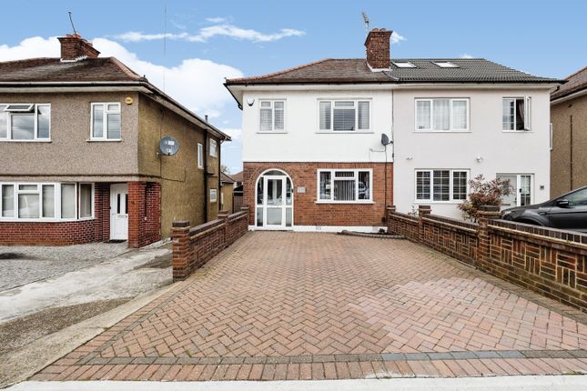 Thumbnail Semi-detached house for sale in Dominion Drive, Romford