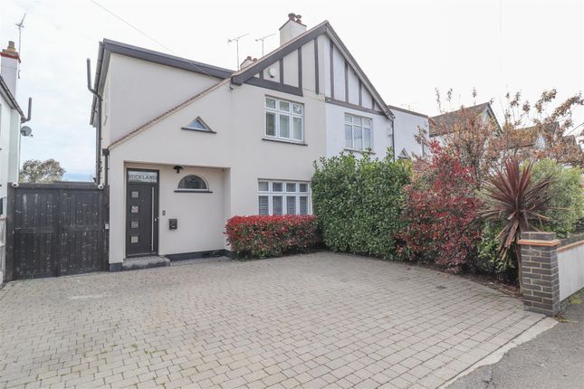 Thumbnail Semi-detached house for sale in Westbourne Grove, Westcliff-On-Sea