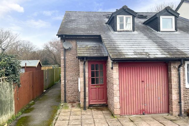 Thumbnail End terrace house for sale in Warren Close, Hay-On-Wye, Herefordshire