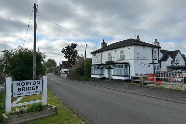 Thumbnail Leisure/hospitality for sale in Former Railway Inn, Station Road, Norton Bridge, Stone, Staffordshire
