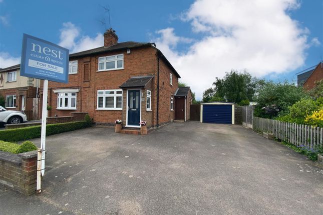 Thumbnail Semi-detached house for sale in Croft Road, Cosby, Leicester