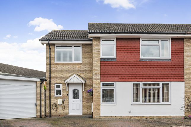 Thumbnail Semi-detached house for sale in Battlesmere Road, Cliffe Woods, Rochester, Kent.