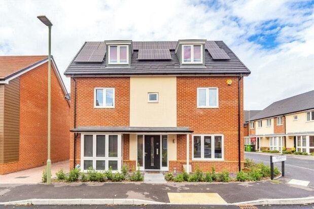 Thumbnail Detached house to rent in The Coach Road, Basingstoke
