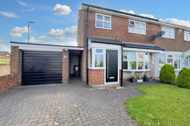 Thumbnail Semi-detached house for sale in Crossgate Road, Hetton-Le-Hole, Houghton Le Spring